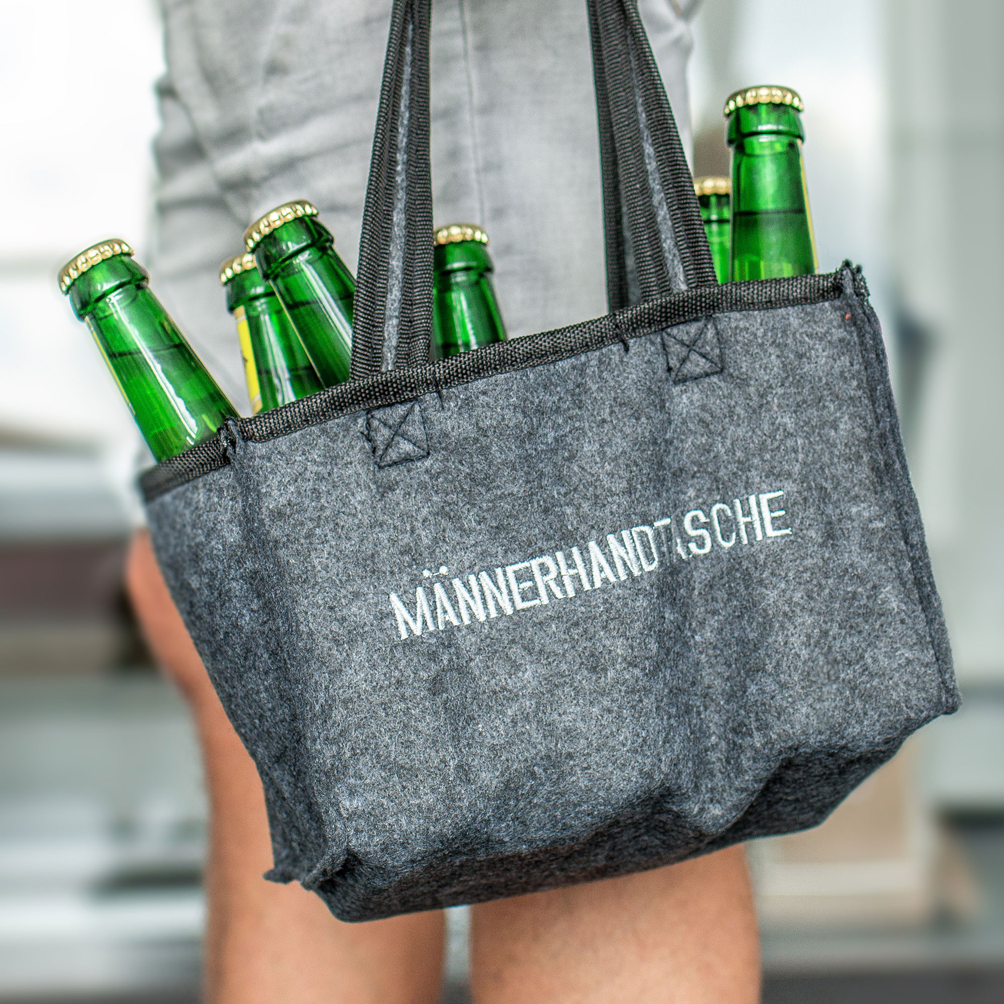 Männerhandtasche aus Filz 3817 - 2