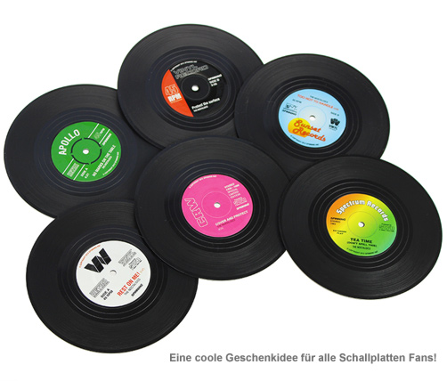 Untersetzer im Vinyl Schallplatten Look 2272 - 1