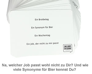 Zwei Doofe ein Gedanke - Kartenspiel