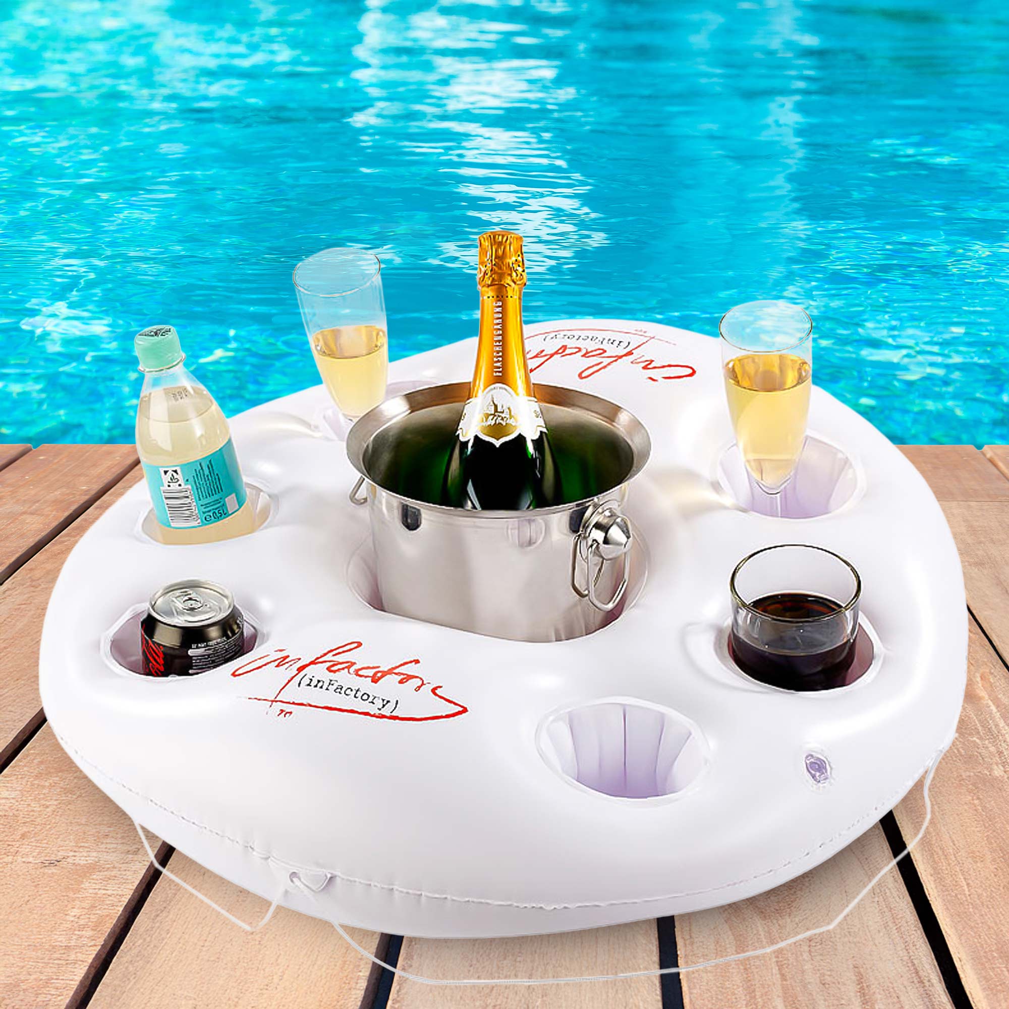 Aufblasbarer Getränkehalter