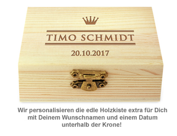 Whisky Steine in Holzkiste mit Gravur - Royal 3150 - 2