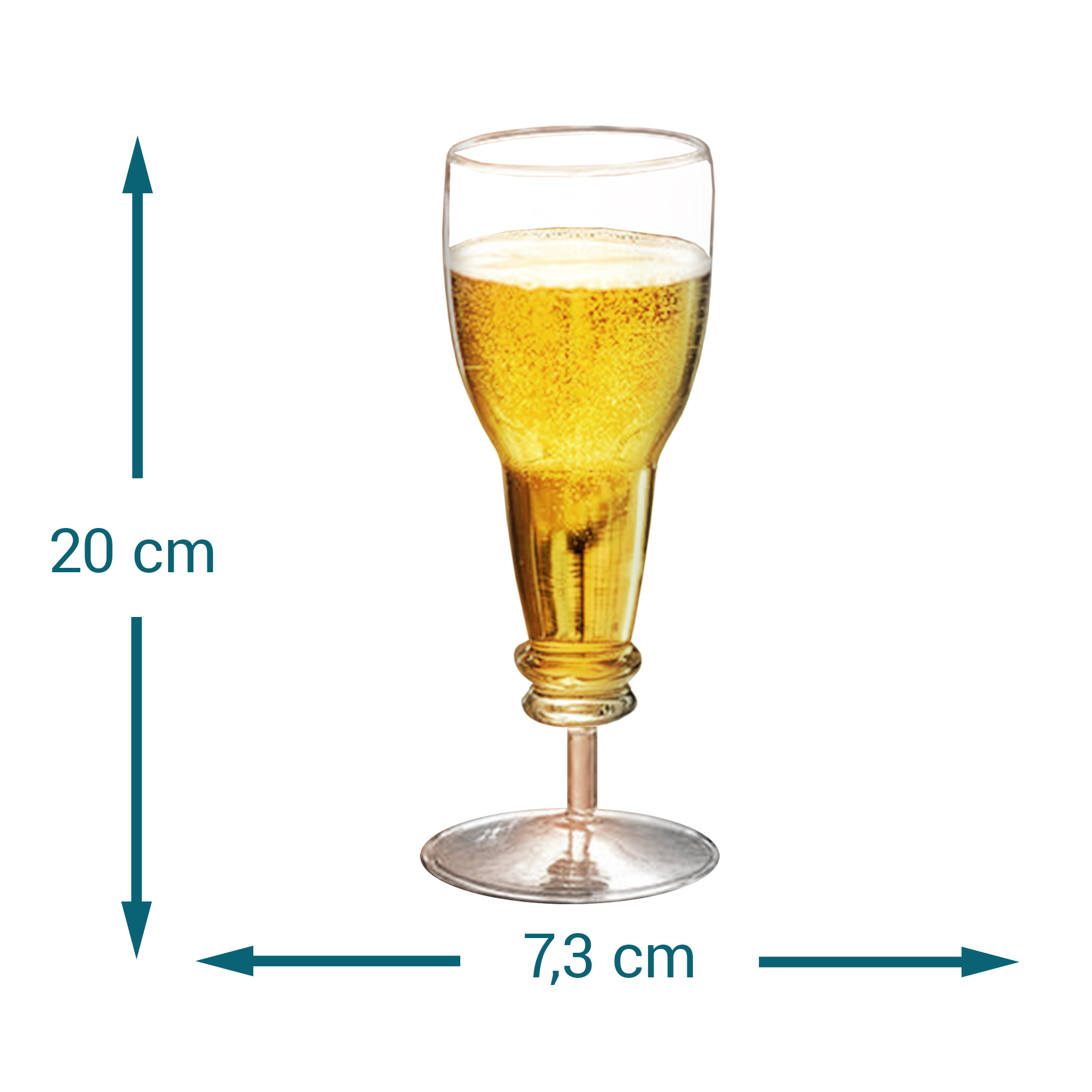 Sektglas in Bierflaschen Form 3879 - 2