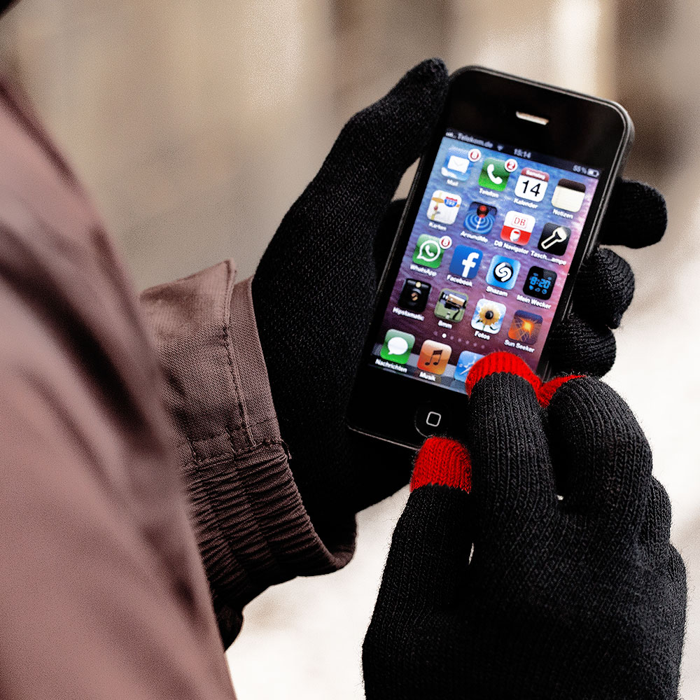 Touchscreen Handschuhe - rot 1510