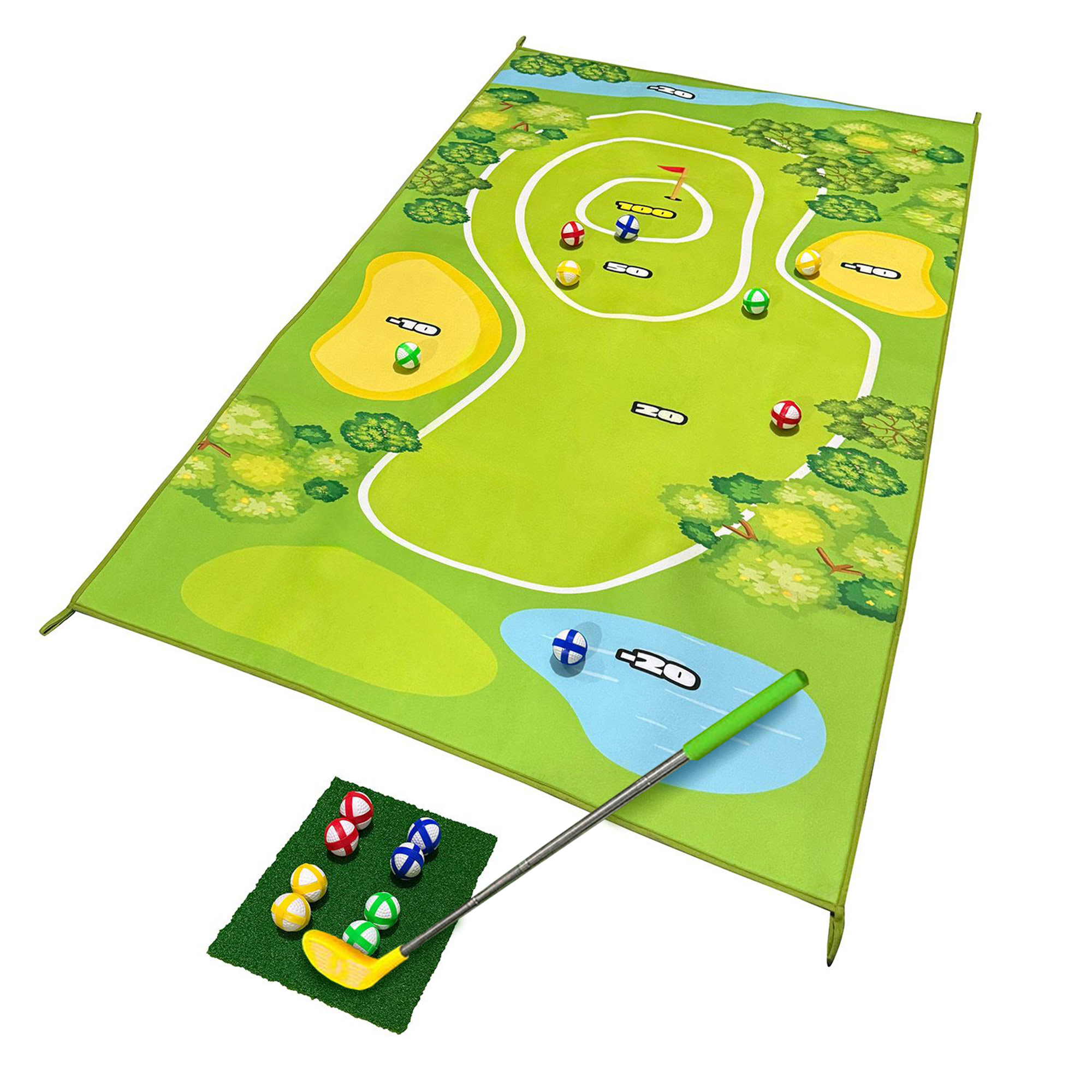 Mini Golf mit Teppich