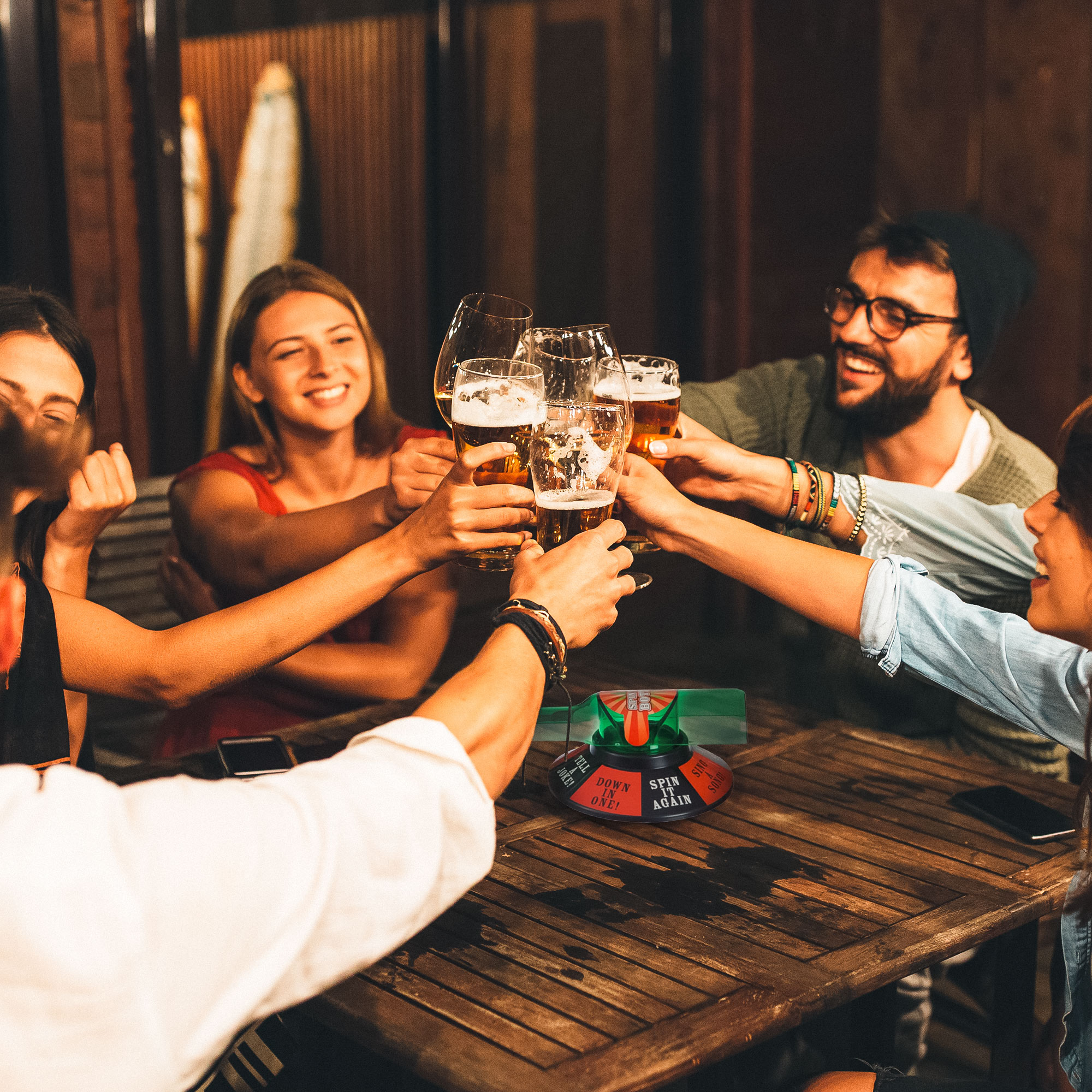 Flaschendrehen Spiel - Spin the bottle