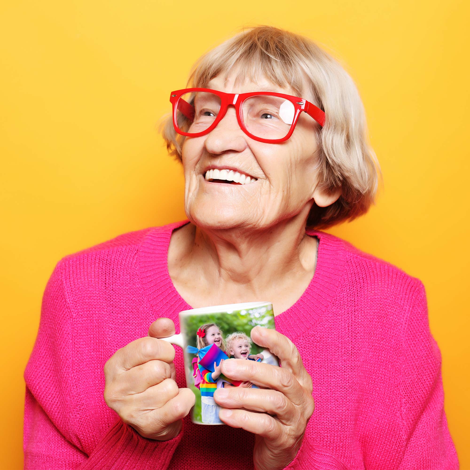 Fototasse Frau - personalisiert