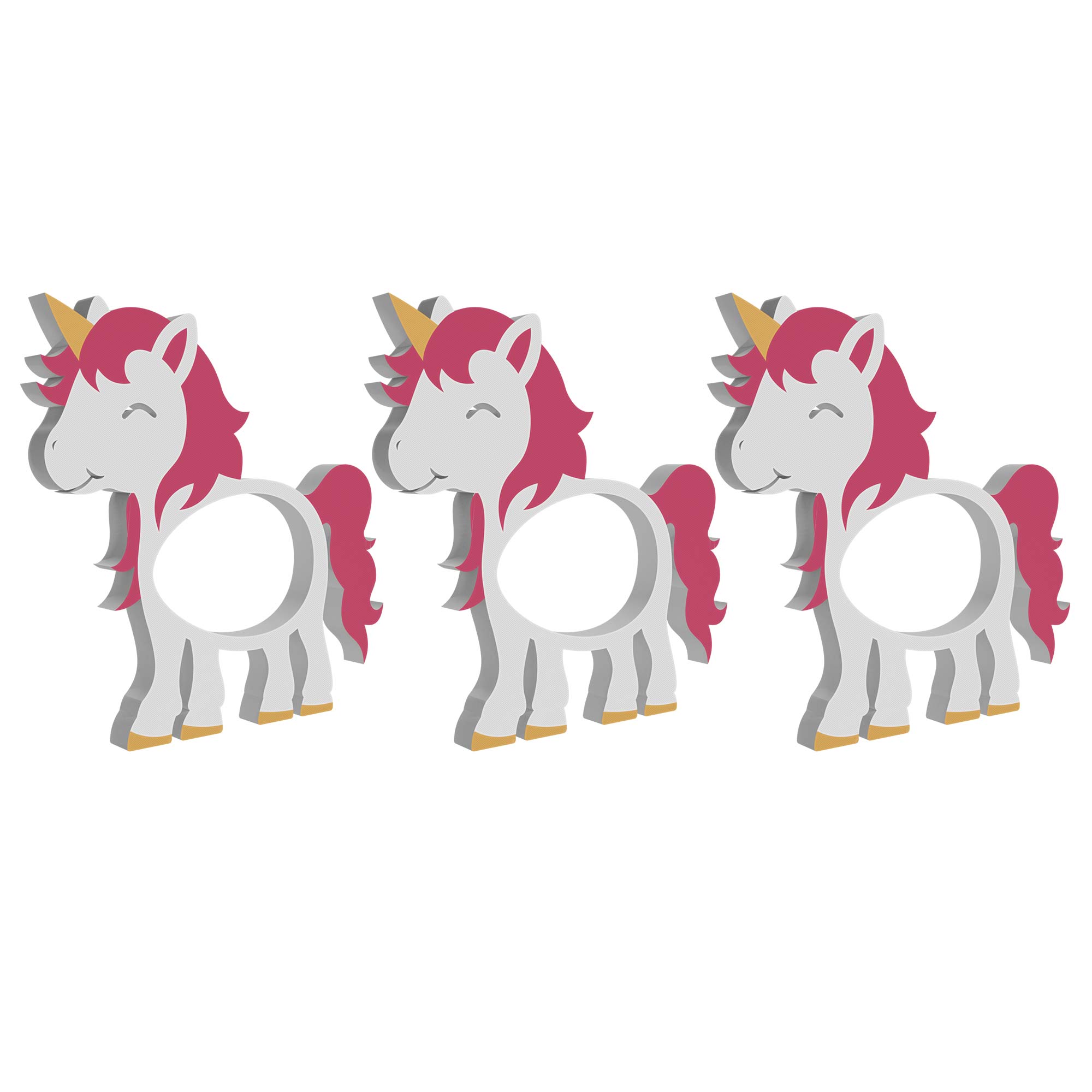Einhörner Ü-Ei Halter - 3er Set Einhörner Ü-Ei Halter - 3er Set
