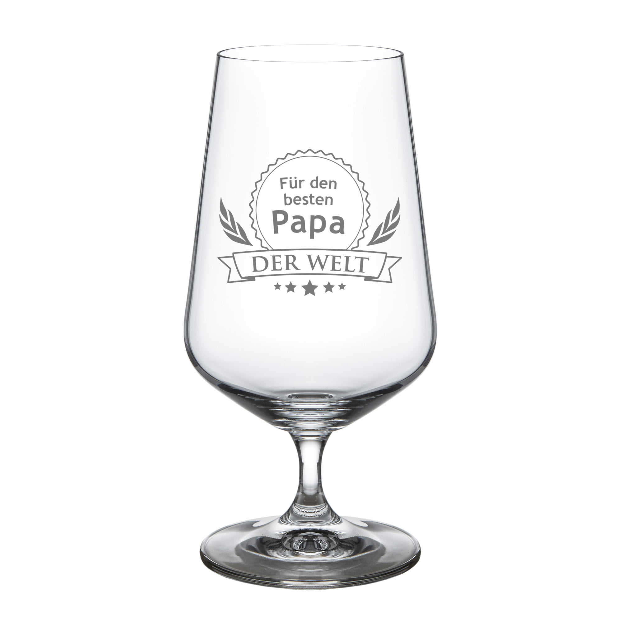 Bierglas - Bester Papa - Motiv 3 - Standard