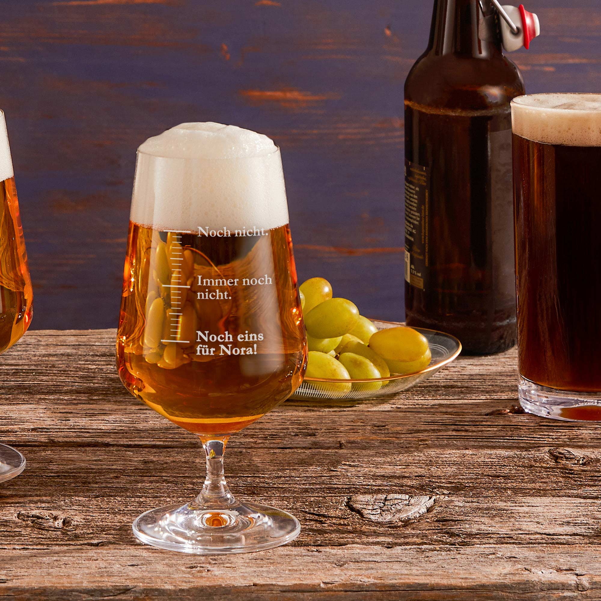 Bierglas mit Gravur - Noch eins
