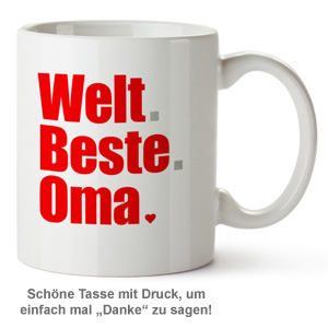 Tasse - Welt Beste Oma 1819 - 1