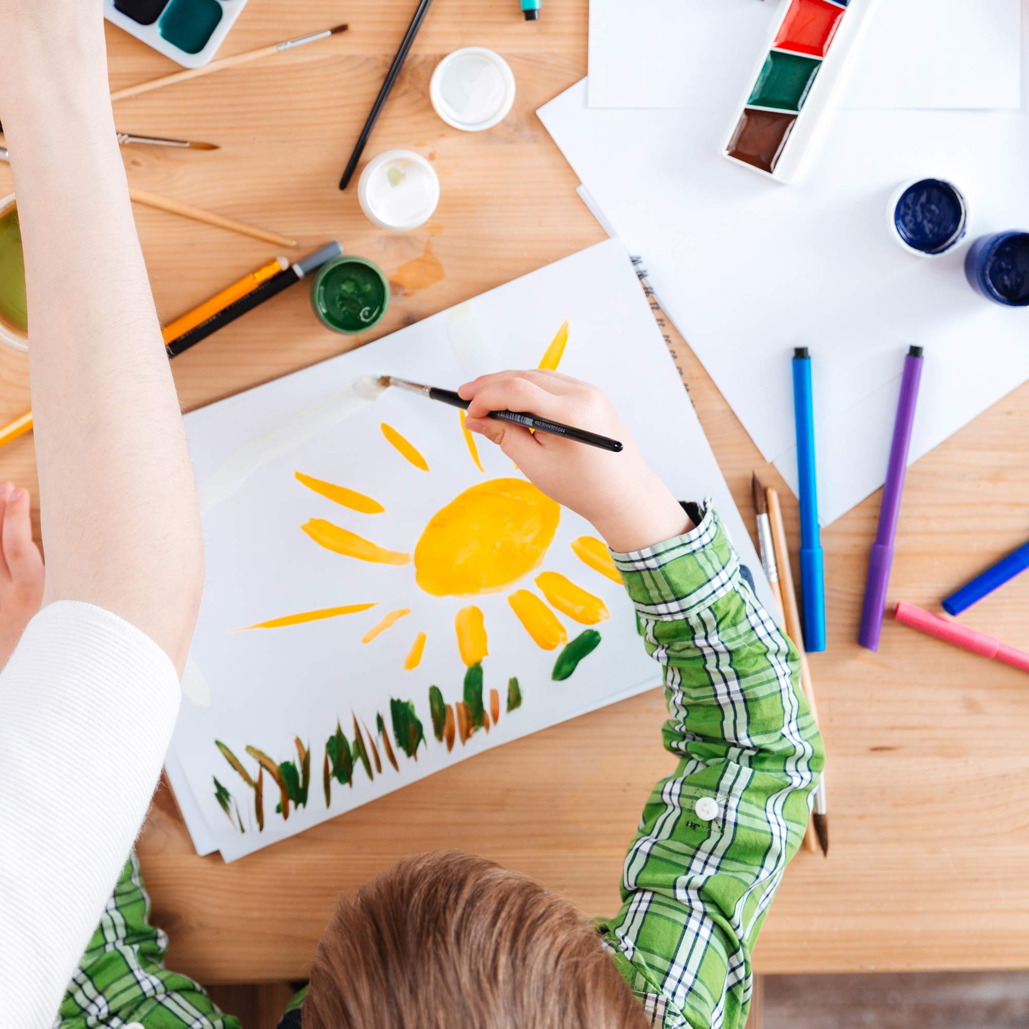 Magnetischer Bilderrahmen für Kinderzeichnungen