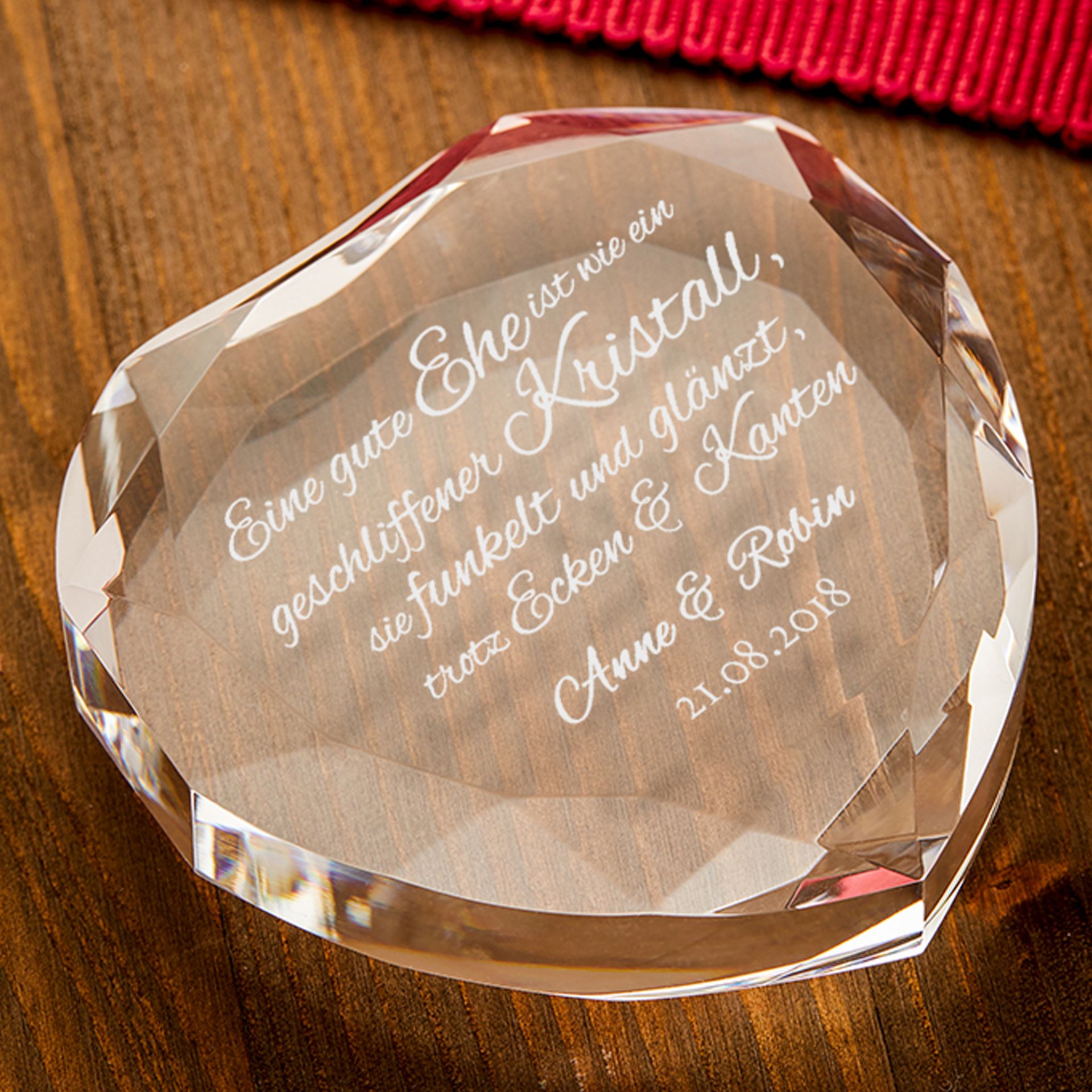 Personalisiertes Schieferherz Zur Hochzeit – Mit Gravur Eheringe & Datum, Ca. 27 Cm Groß, Inkl. Aufhängeband